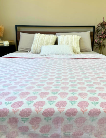 Handcrafted Dhaka Queen Size Blanket